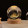 Saturn’s Glow – 3D Crystal Galaxy Lamp